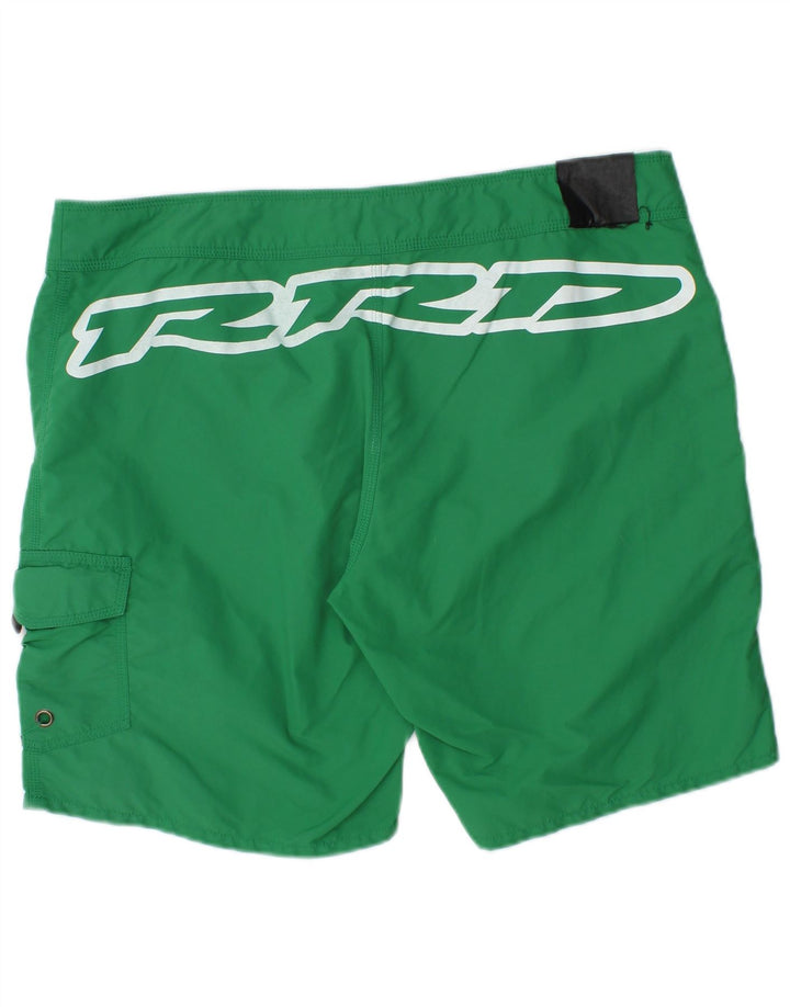 Pantaloni scurți de înot grafic RRD pentru bărbați, mari, verde
