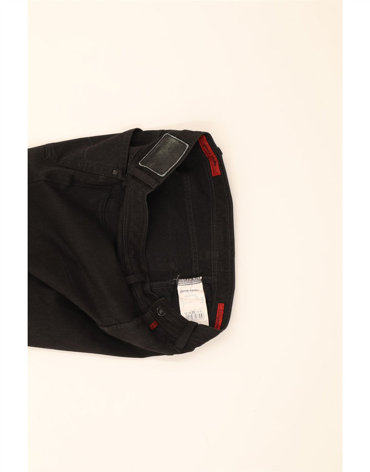 PIERRE CARDIN Mens Cropped Jeans W34 L25 Black Polyester Vintage Pierre Cardin and Second-Hand Pierre Cardin from Messina Hembry 