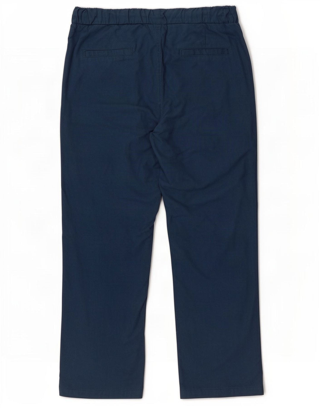 Dack's Mens Straight Chino Trousers Small W32 L25 Blue Cotton