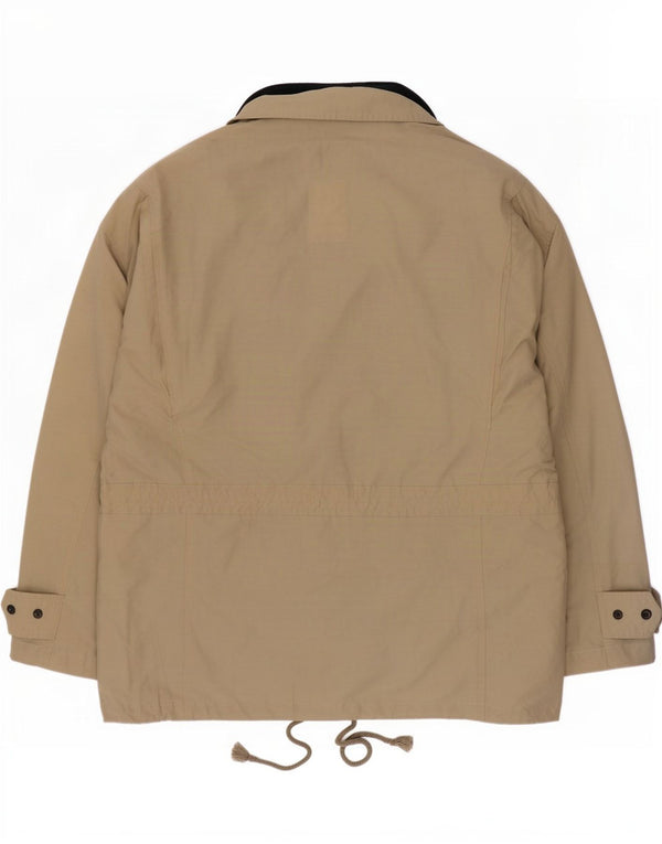 Camel Active Mens Workwear Hooded Windbreaker Coat UK 44 2XL Beige