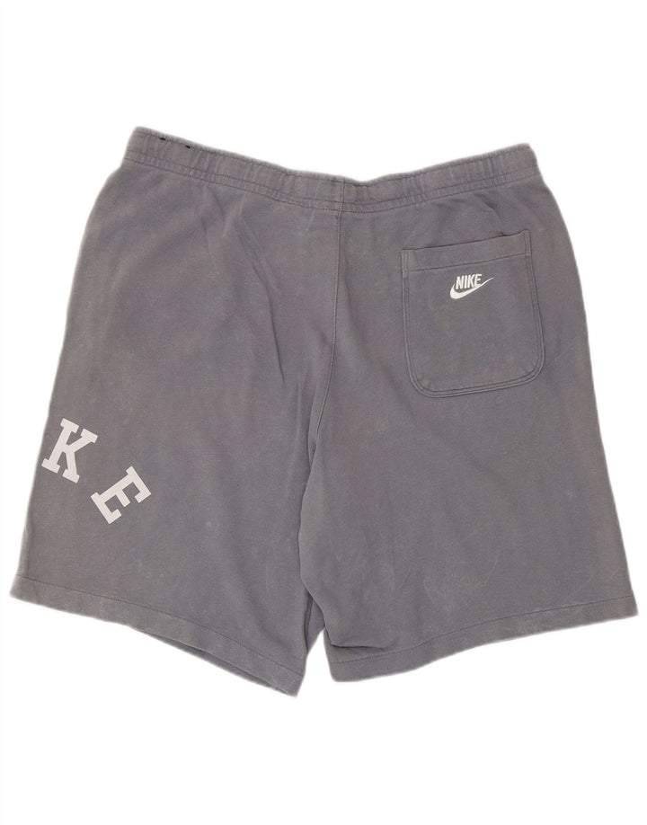 Nike Mens Graphic Sport Shorts XL Grey Cotton
