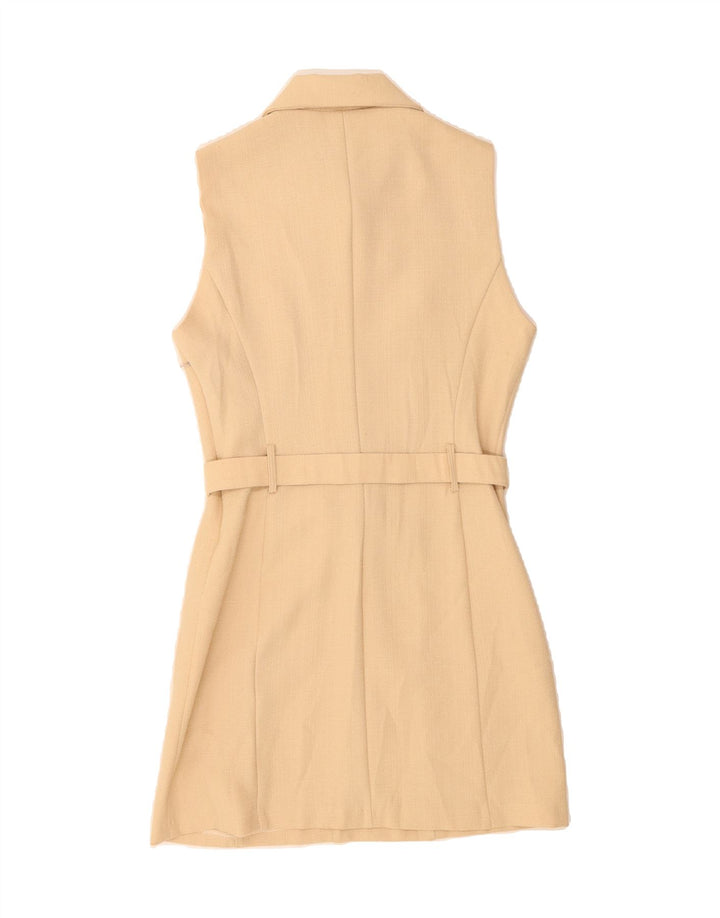 I GABBIANI Womens Sleeveless Sheath Dress IT 44 Medium Beige Polyester Vintage I Gabbiani and Second-Hand I Gabbiani from Messina Hembry 