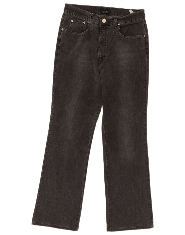 Trussardi Womens Bootcut Jeans W31 L28 Grey Cotton
