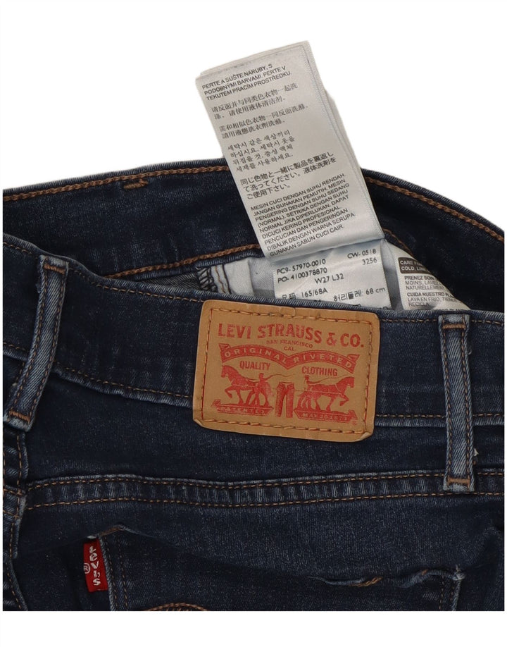 Vaqueros Levi's Curvy Bootcut para mujer W27 L32 Algodón azul marino