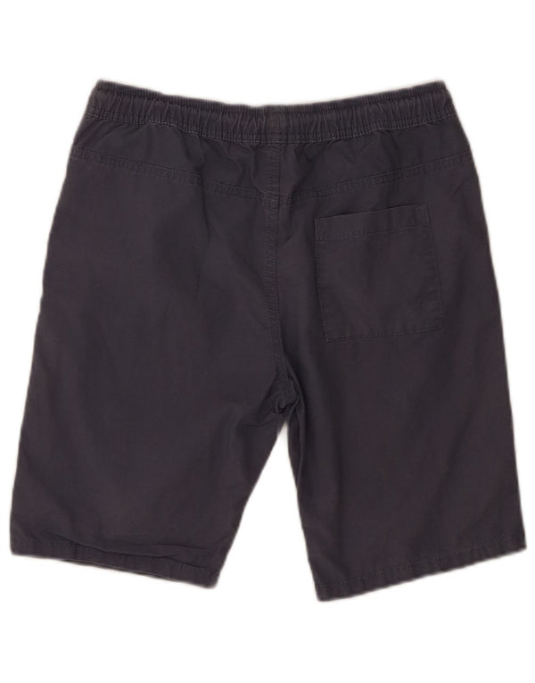 Marks & Spencer Boys Chino Shorts 12-13 ετών W28 Navy Blue Cotton