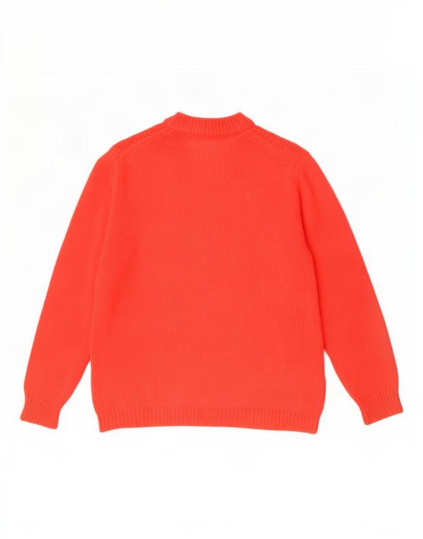 Vintage Womens Crew Neck Jumper Sweater UK 16 Large Red Acrylic