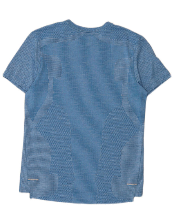 T-shirt Nike Dri Fit da uomo, piccola, in poliestere chiazzato blu