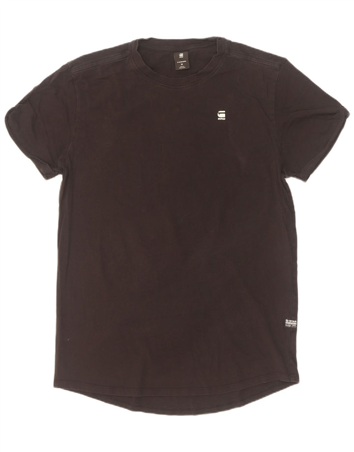 G-Star Hombre Camiseta Top Medium Negro Algodón