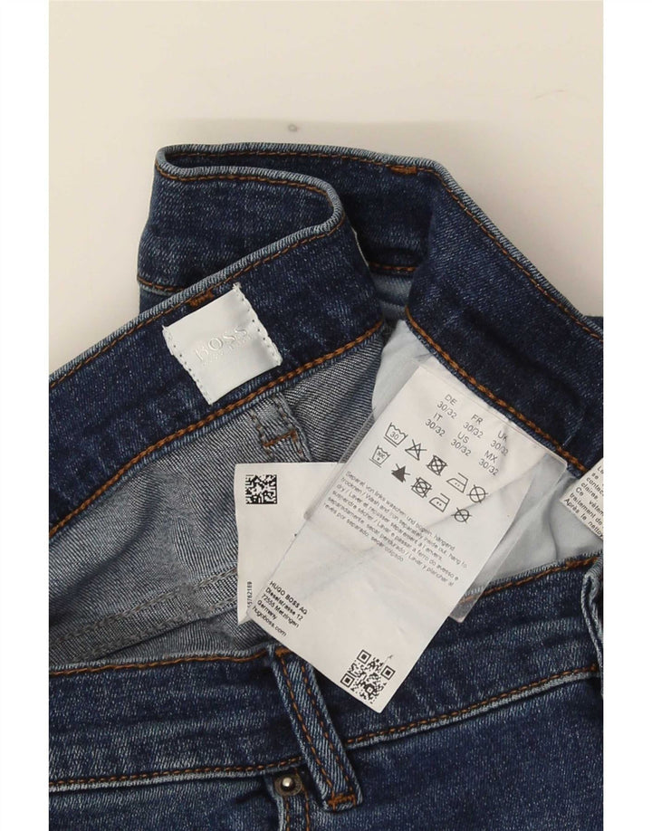 Hugo Boss Womens Slim Jeans W30 L32 Blue Cotton