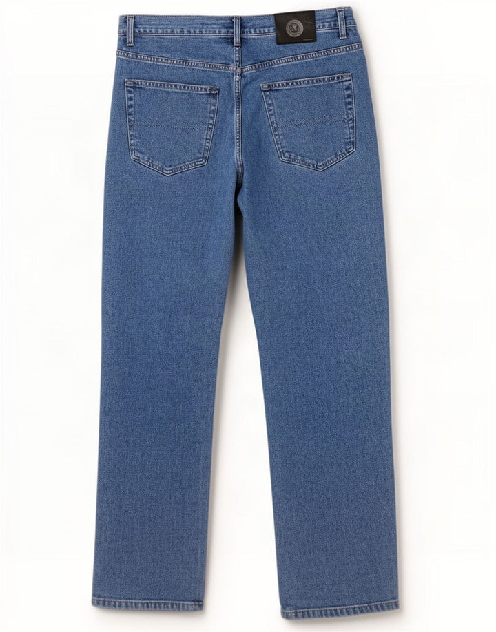 Jeans Straight Uomo Trussardi W34 L29 Cotone Blu
