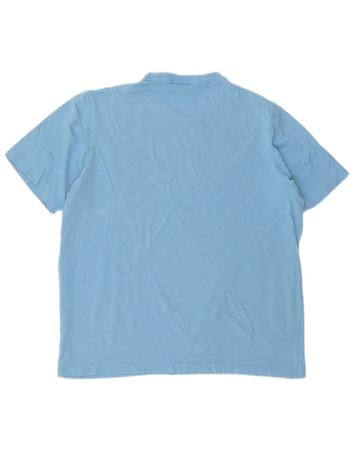 Maglietta Adidas da uomo Top Large in cotone blu
