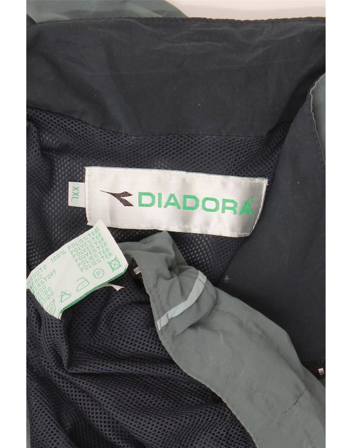 DIADORA Træningsdragt til mænd Topjakke 2XL Grå Polyester