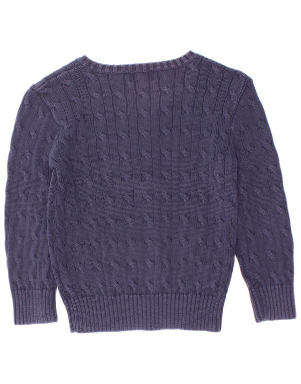 Polo Ralph Lauren Boys Boat nyakú pulóver 5-6 éves sötétkék pamut