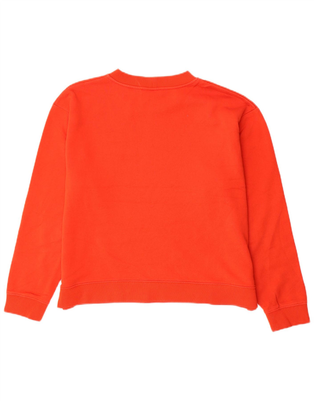 ZARA Mens Graphic Sweatshirt Jumper Large Orange Cotton