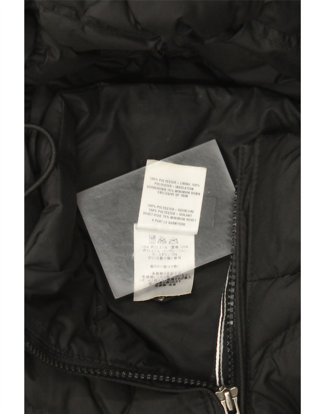 Patagonia Womens Hooded Padded Coat UK 10 Small Black Polyester