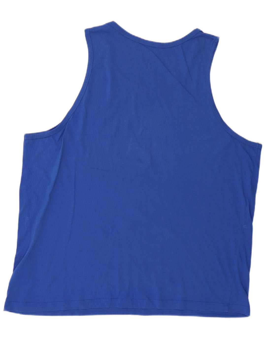 Nike Mens Vest Top 2XL Blue Cotton