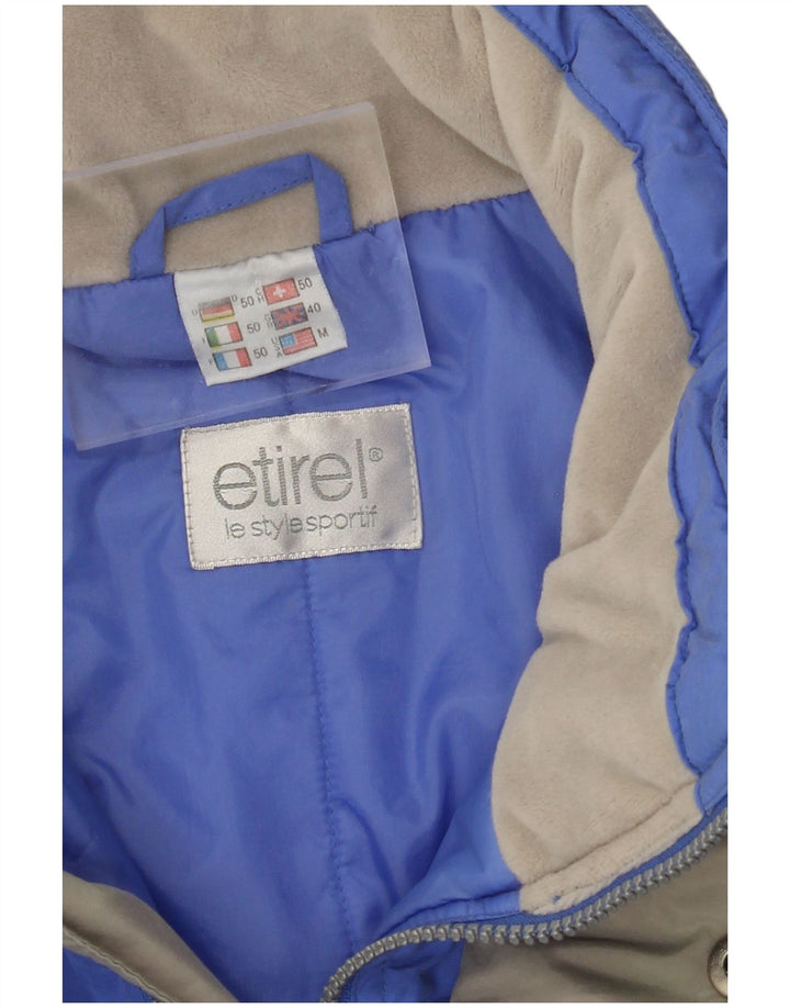 ETIREL Herre Skijakke UK 40 Stor Blå Colourblock Nylon