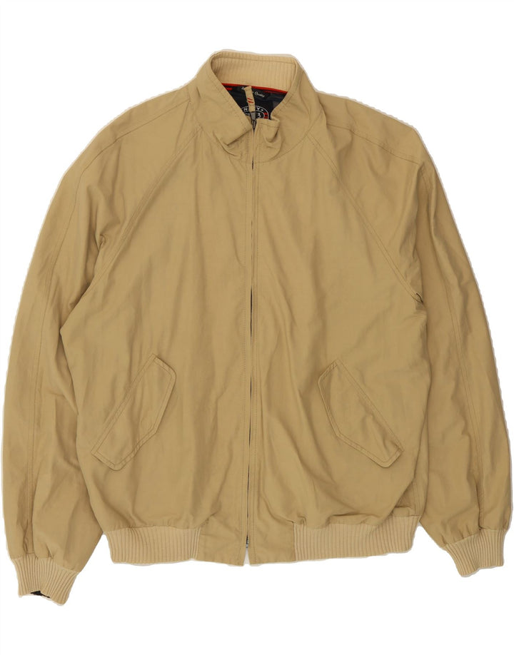 VINTAGE Mens Bomber Jacket IT 54 2XL Beige Cotton Vintage Vintage and Second-Hand Vintage from Messina Hembry 
