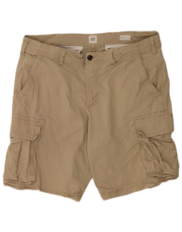 Gap Mens Cargo Shorts W36 nagy bézs pamut