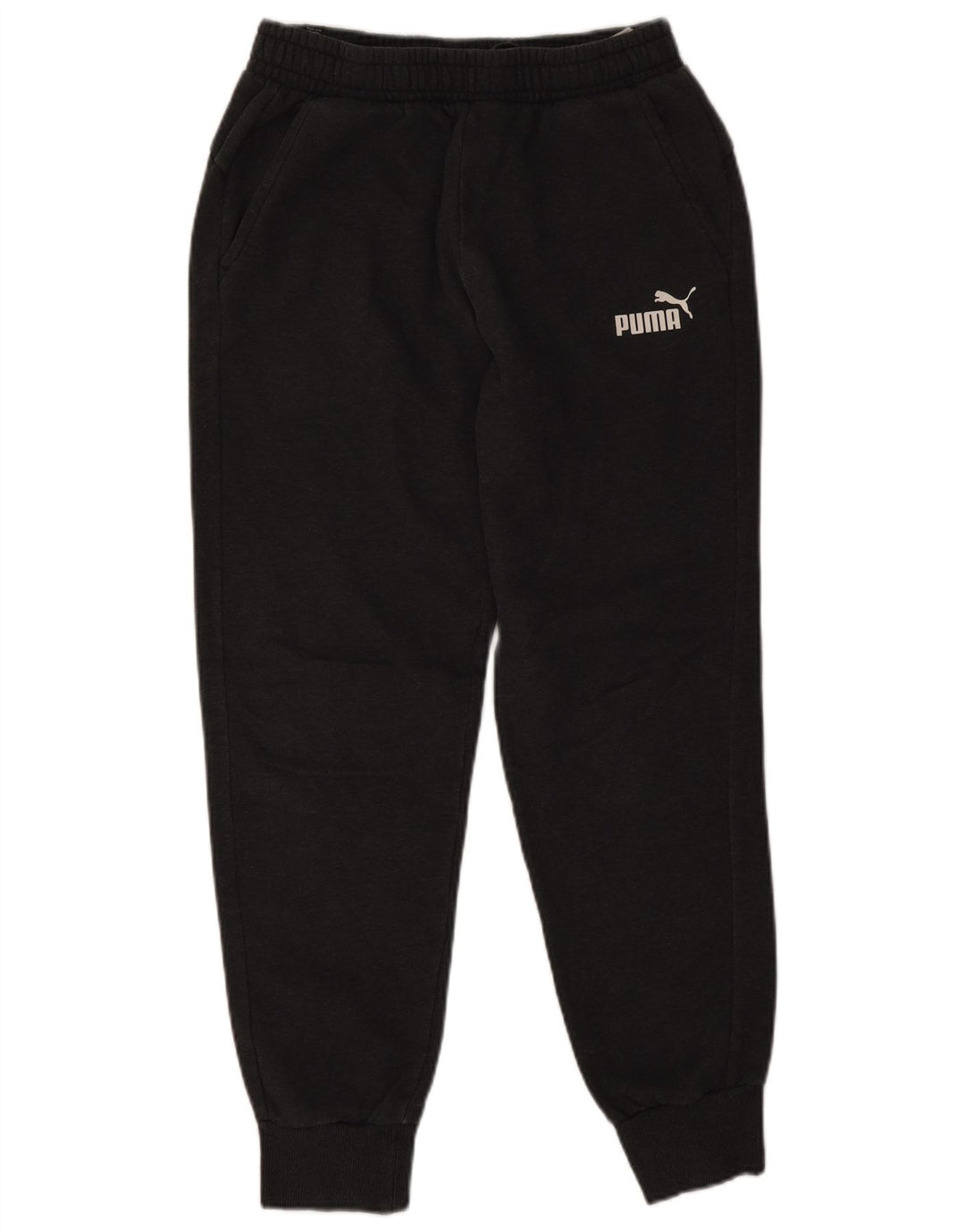 Puma Pantalon de Survêtement Joggers Homme Gris Moyen Coton