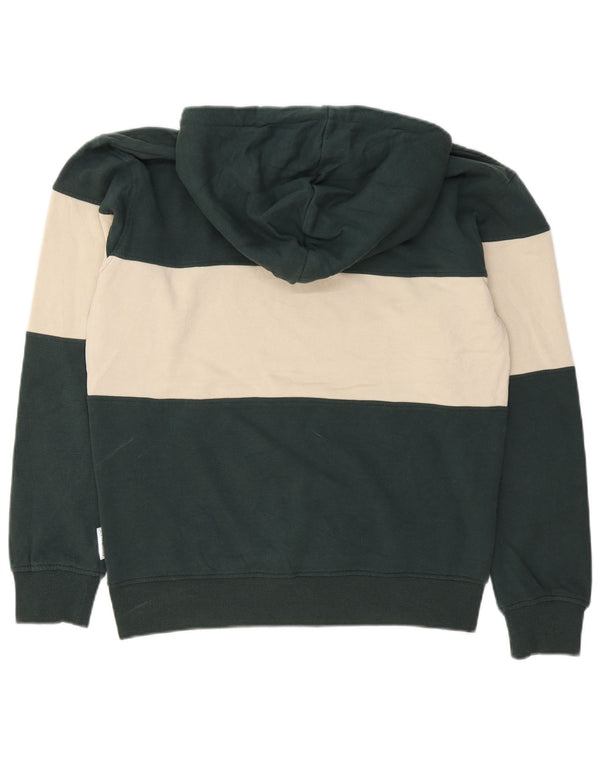 Jack & Jones Grafisk hættetrøje til mænd Medium Grøn Colourblock Bomuld