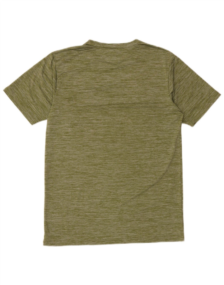 Adidas Mens T-Shirt Top Large Green Flecked