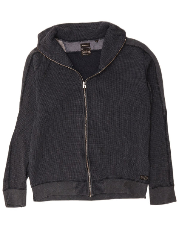 Diesel Veste de Survêtement Homme XL Bleu Marine Coton