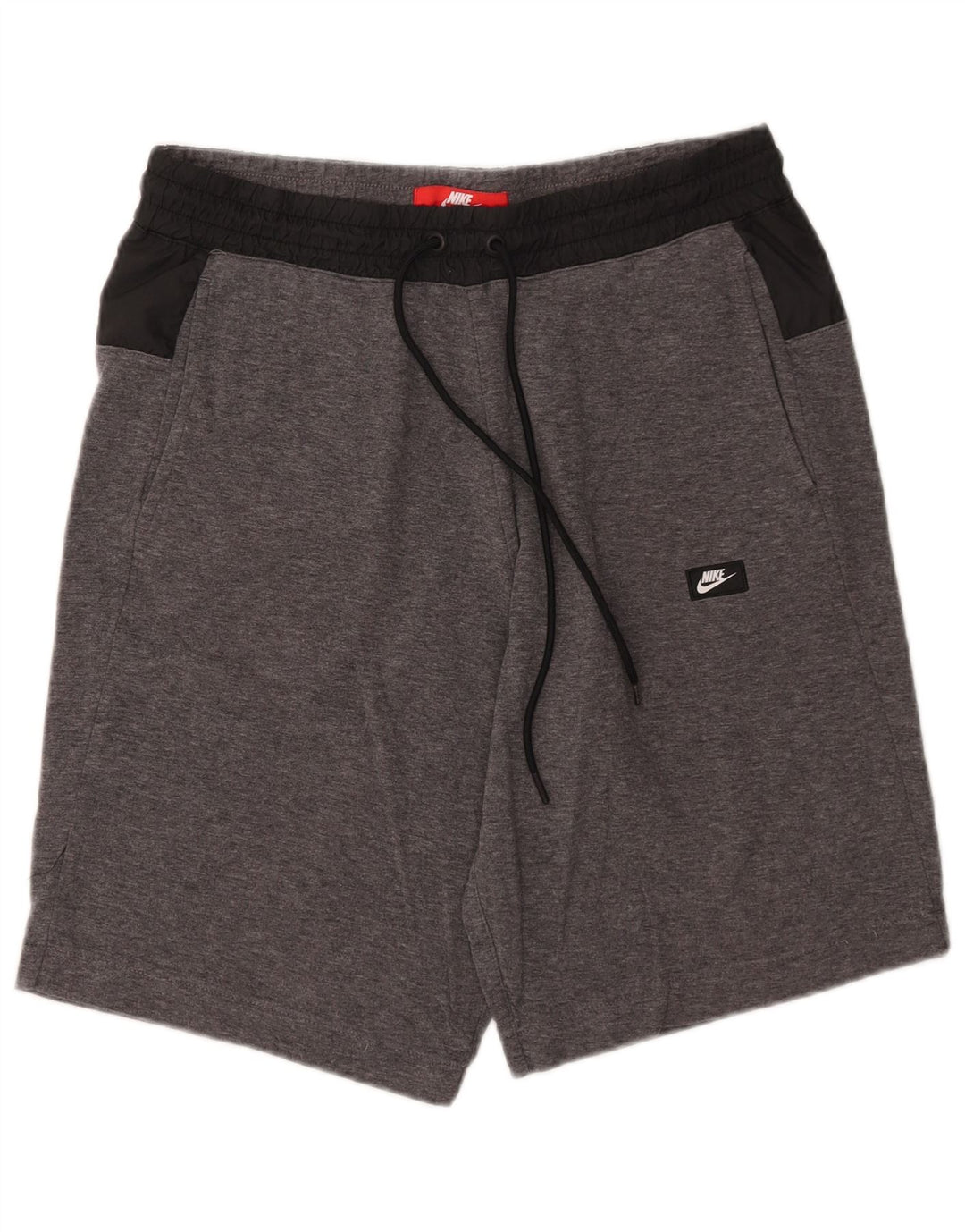 Nike Mens Sport Shorts Large Grey Flecked Cotton