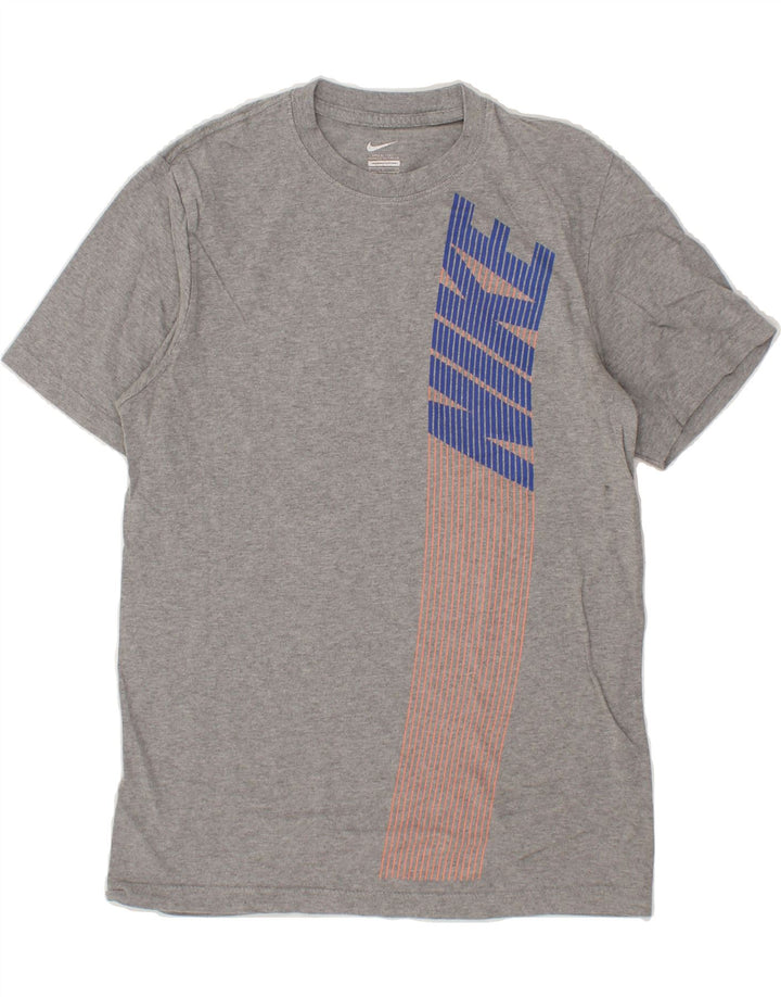 NIKE Mens Graphic T-Shirt Top Small Grey Cotton Vintage Nike and Second-Hand Nike from Messina Hembry 