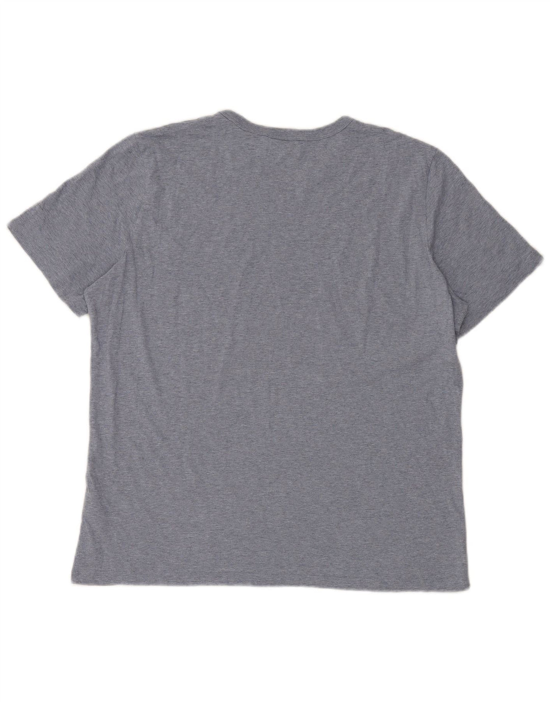 Cos Herren-T-Shirt, normal, groß, blau gesprenkelte Baumwolle