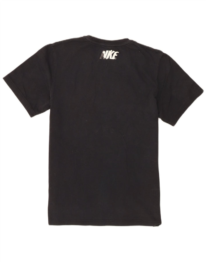 Nike T-shirt graphique pour homme en coton noir moyen