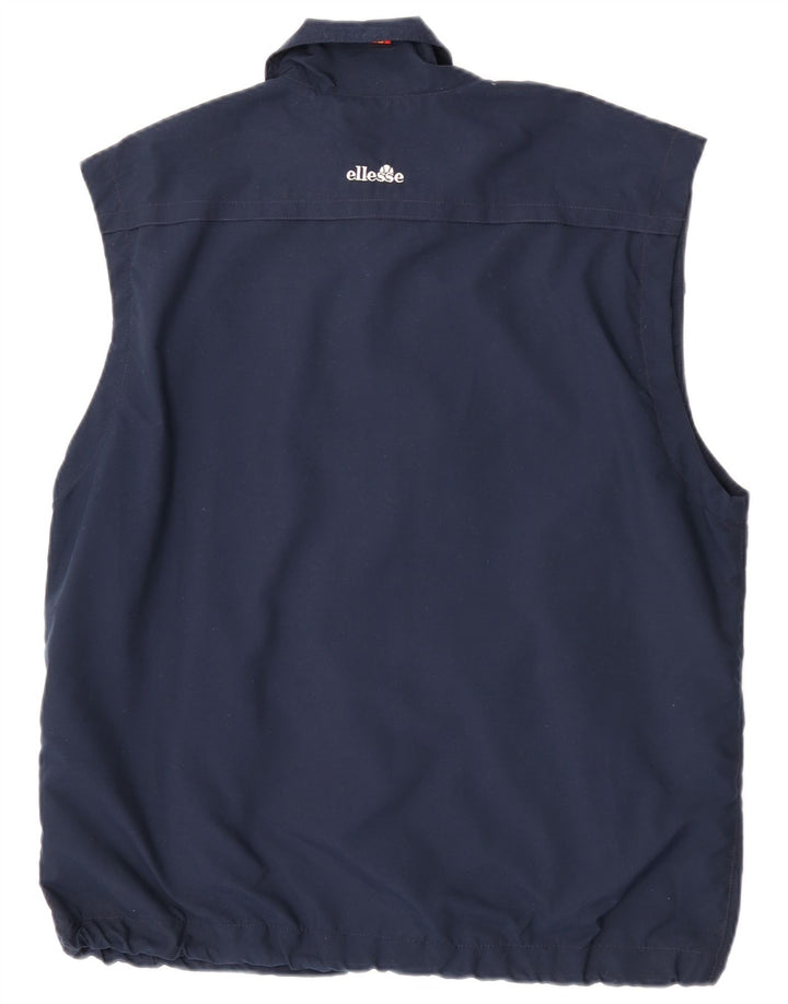 Ellesse Herre Ærmeløs træningsdragt Topjakke IT 52 Large Navy Blue