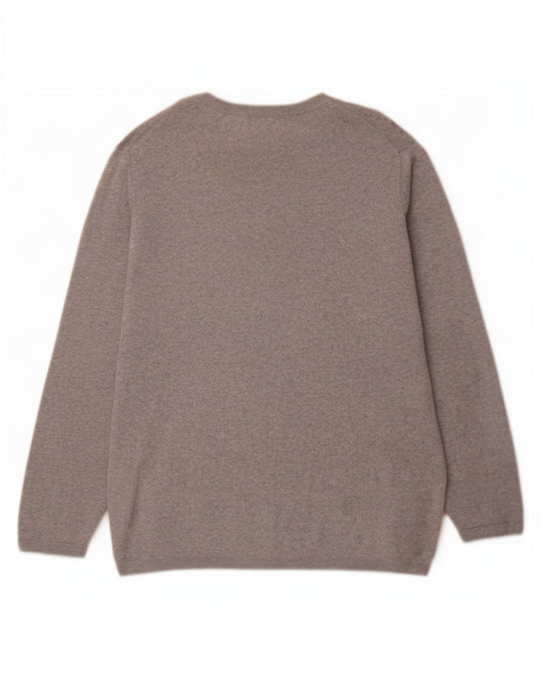 Maglione maglione con scollo a barca da donna Tommy Hilfiger UK 20 2XL cotone grigio