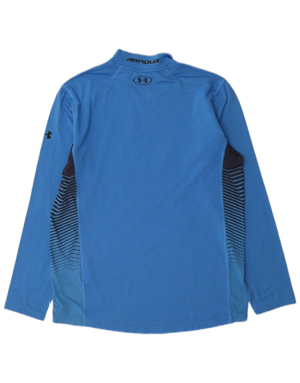 Maglia da uomo Under Armour a maniche lunghe grande blu in poliestere