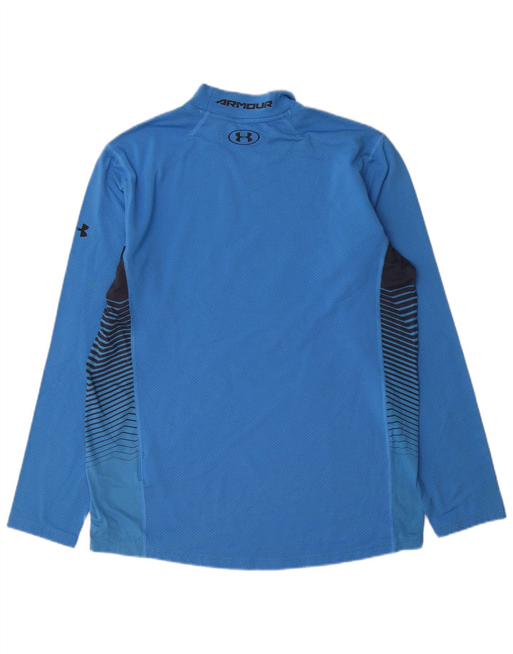 Maglia da uomo Under Armour a maniche lunghe grande blu in poliestere