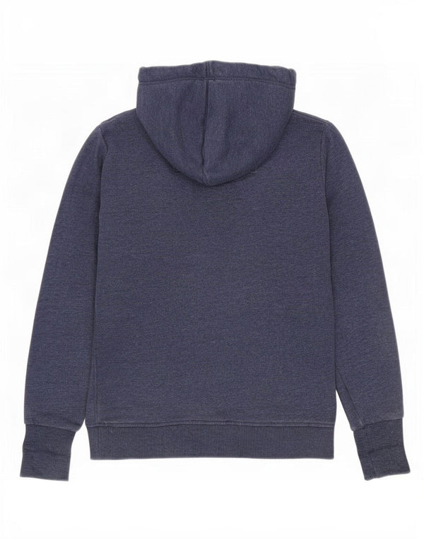 Superdry Mens Hoodie Jumper Medium Navy Blue Cotton