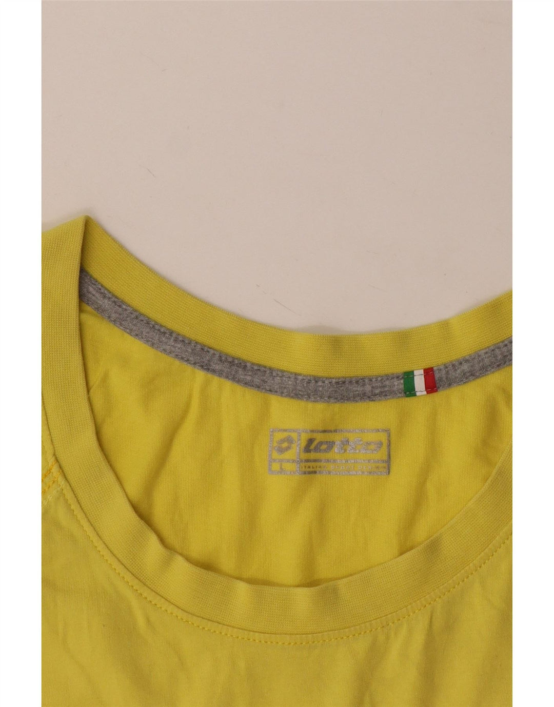 LOTTO Womens Vest Top UK 14 Large Yellow