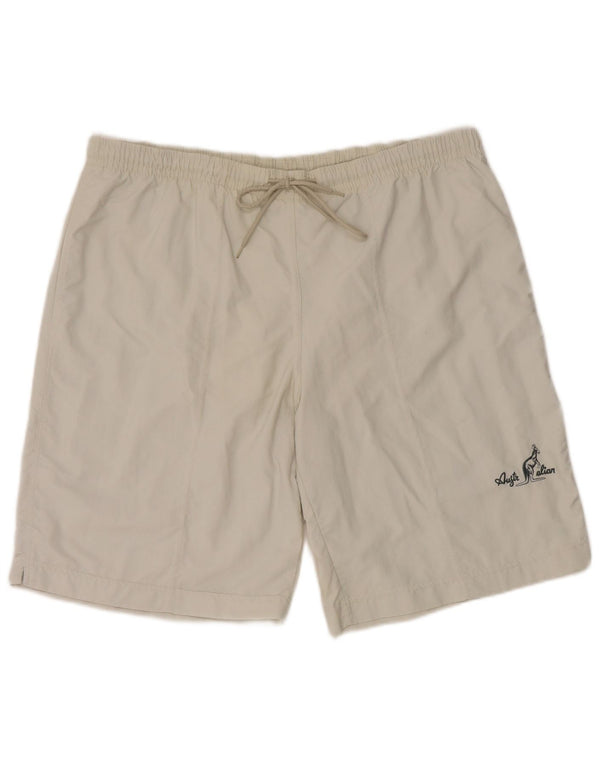 AUSTRALIAN L'ALPINA Shorts deportivos para hombre Talla 54 2XL Gris Poliamida