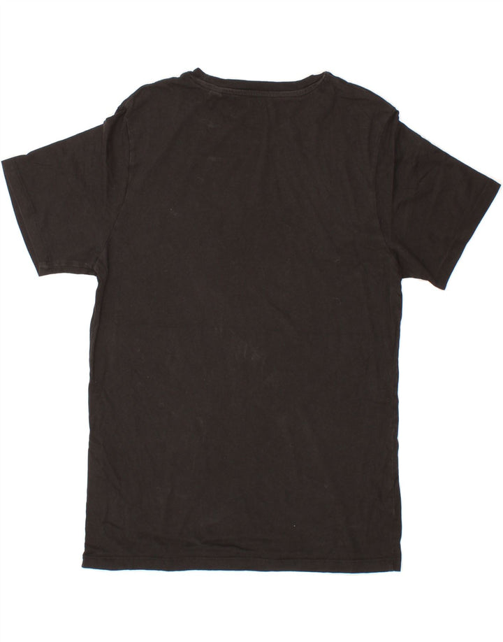 JACK & JONES Mens Graphic T-Shirt Top Medium Black Cotton Vintage Jack & Jones and Second-Hand Jack & Jones from Messina Hembry 