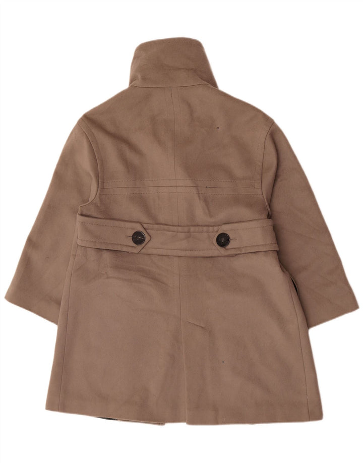 Zara Dame Overfrakke UK 14 Medium Grey Uld