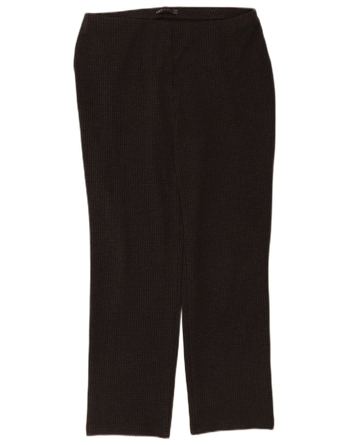 Marks & Spencer Casual Bukser til kvinder UK 12 Medium W32 L28 Sort