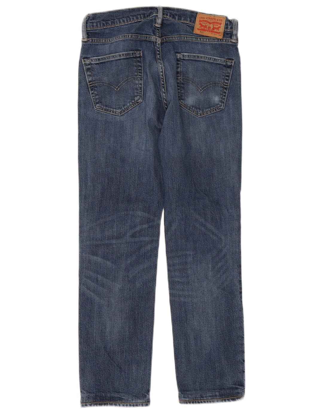 Levi's Womens 511 Slim Jeans W30 L28 Blue Cotton