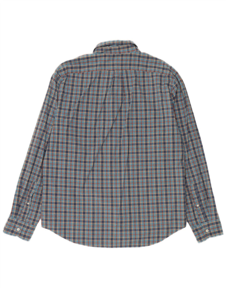 Мужская рубашка классического кроя J. Crew, хлопок, большая синяя клетка