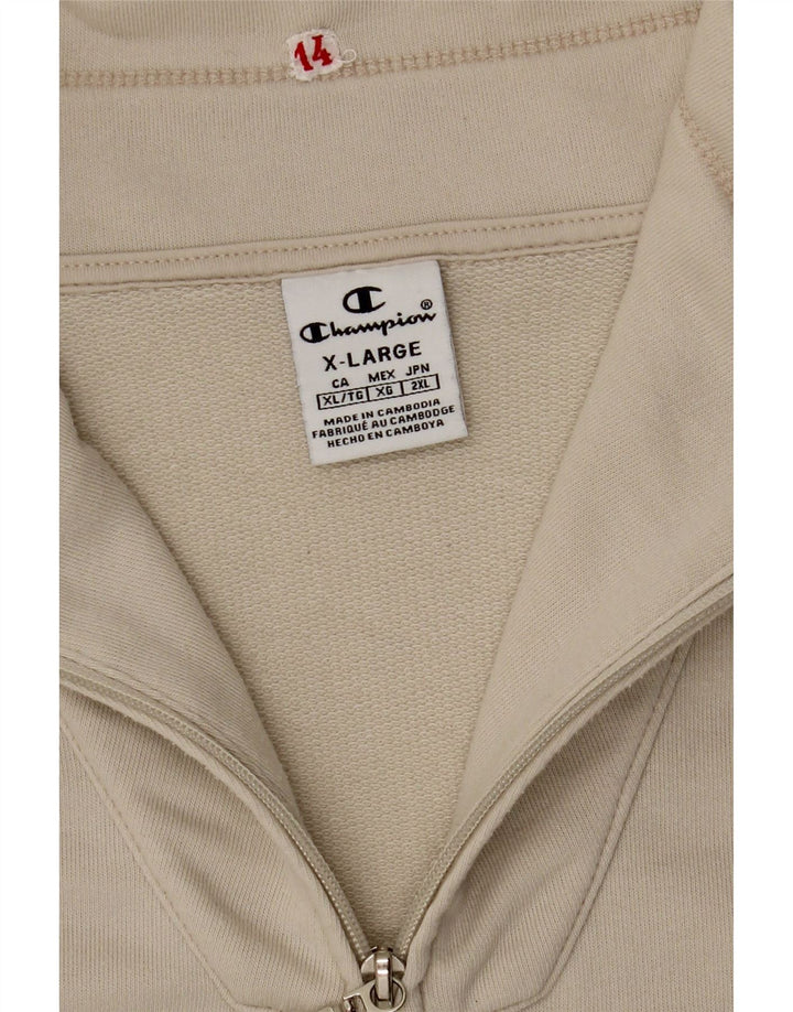 CHAMPION Womens Tracksuit Top Jacket UK 18 XL Grey Cotton Vintage Champion and Second-Hand Champion from Messina Hembry 