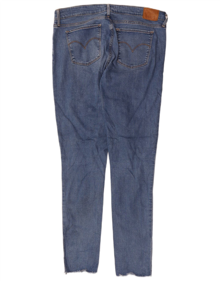 Levi's Womens 711 Skinny Jeans W31 L31 Blue Lyocell