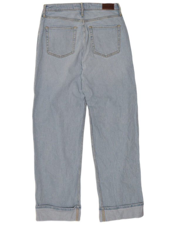 Hollister Γυναικείο Dad Τζιν Υψηλή Μέση US 11 Large W30 L31 Μπλε βαμβακερό