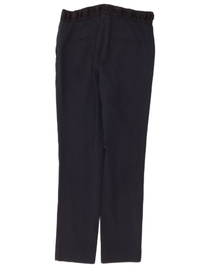 Zara Womens Slim Chino Trousers Medium W30 L28 Black Cotton