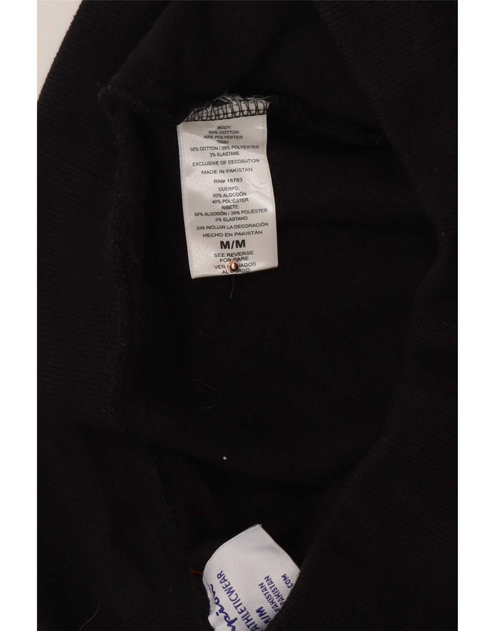 Champion Mens Tracksuit Trousers Joggers Medium  Black Cotton
