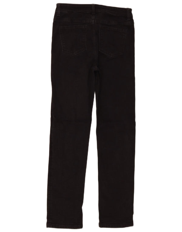 Marks & Spencer ženske ravne traperice Sienna UK 10 male W30 L30 crne