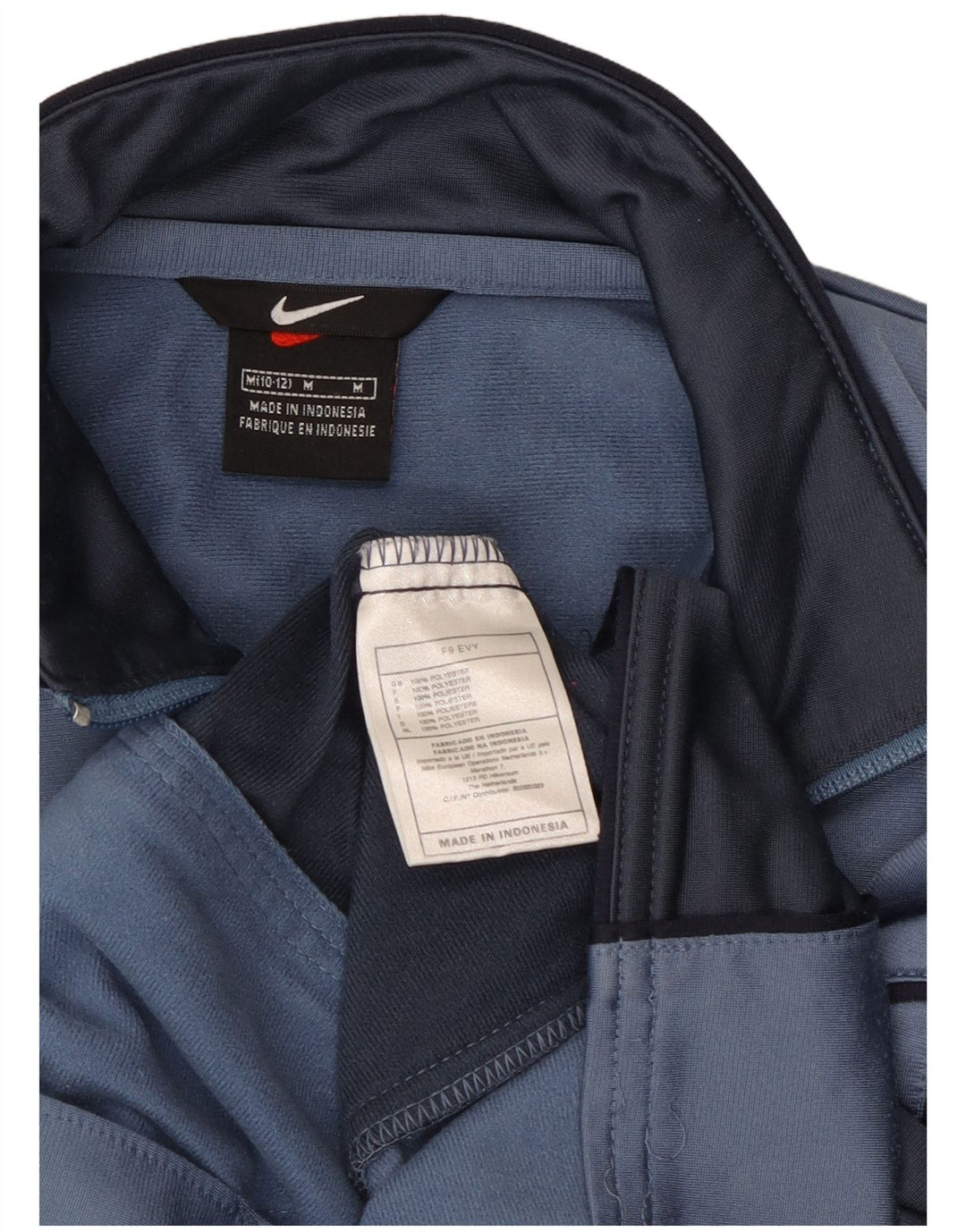 Nike drenge grafisk træningsdragt topjakke 10-11 år Medium Blue Colourblock